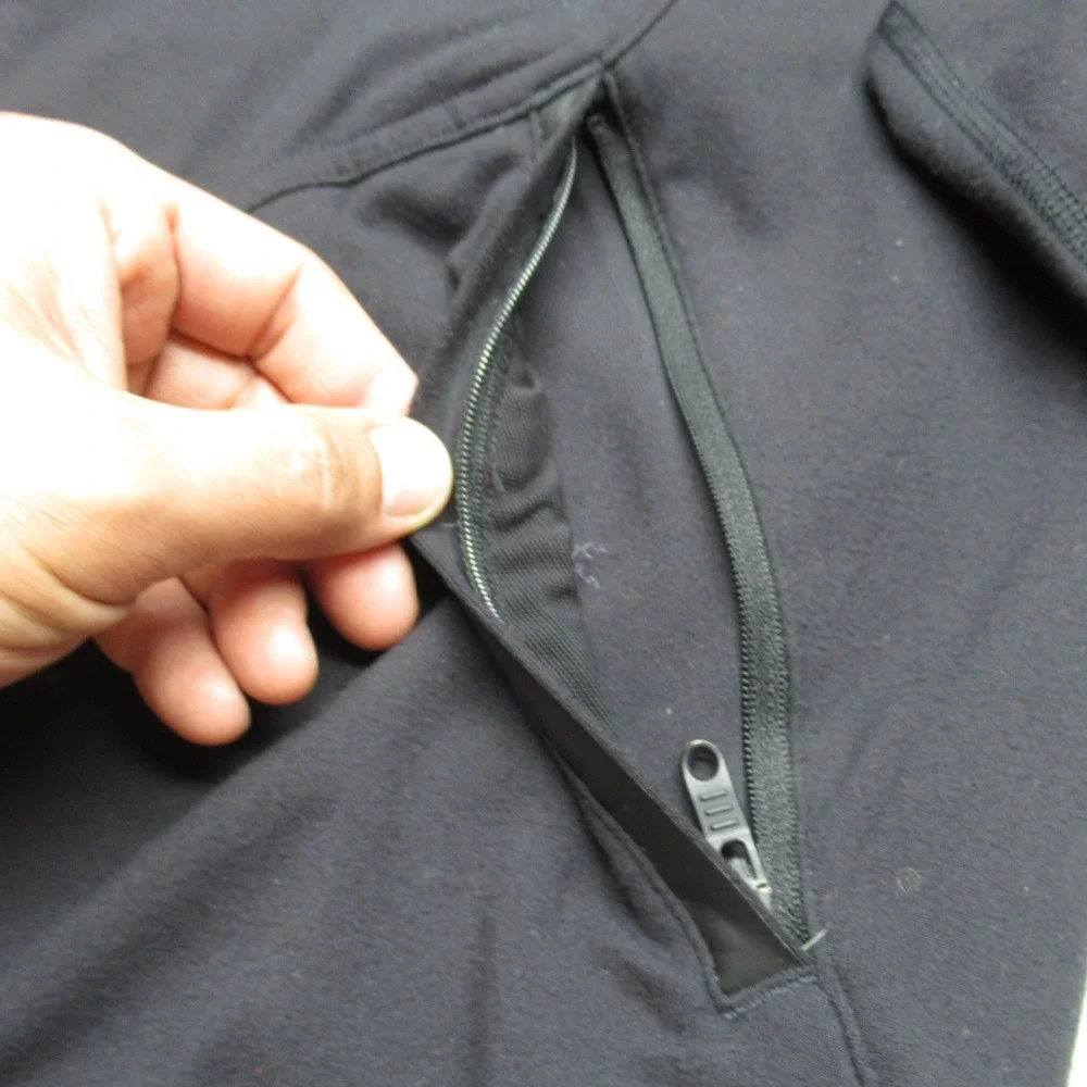 Lululemon Jacket Mens XL Black Pockets Full Zip Athletic Training Running Track‎